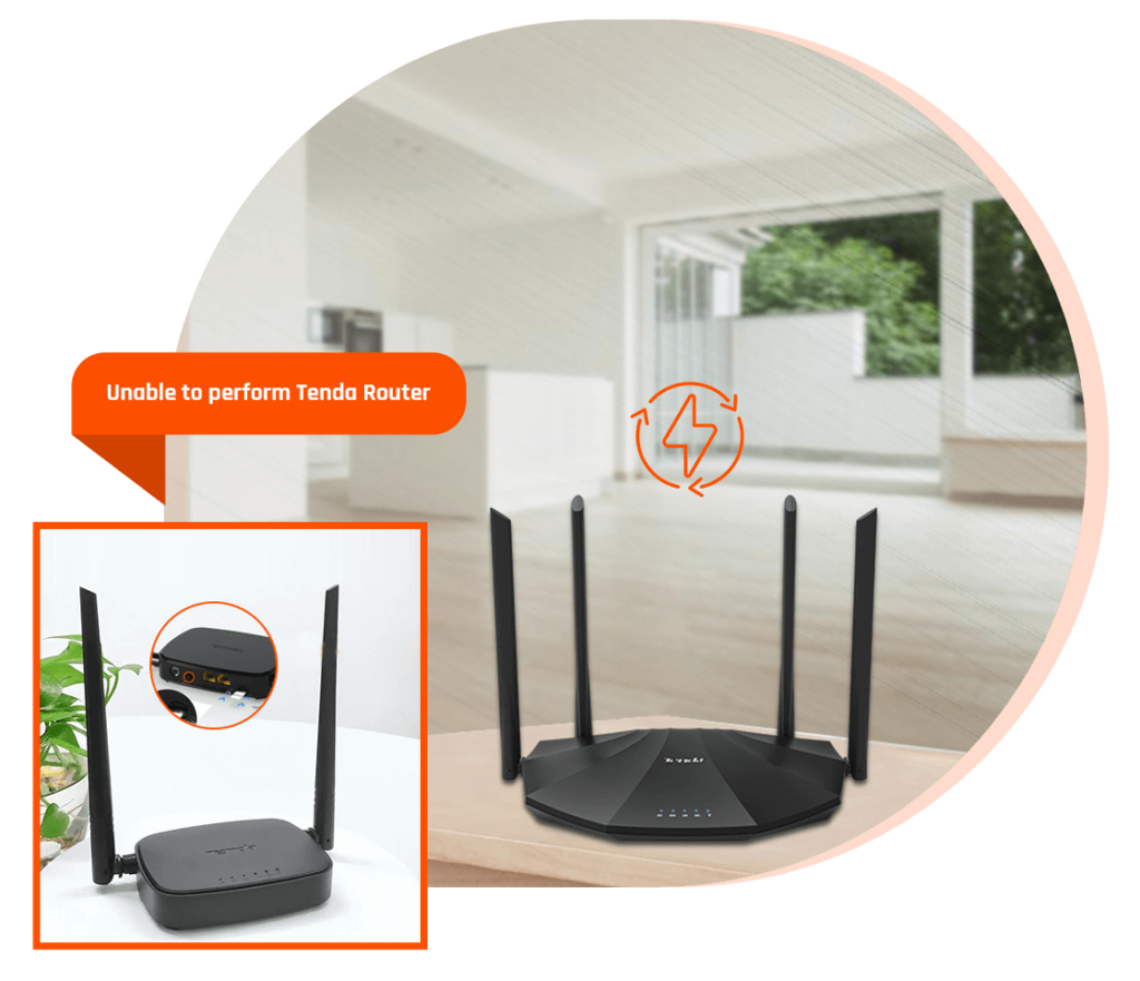 tenda router login issue