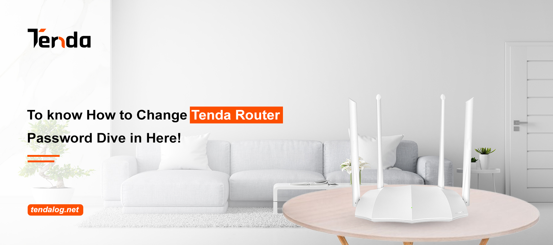tenda router change password